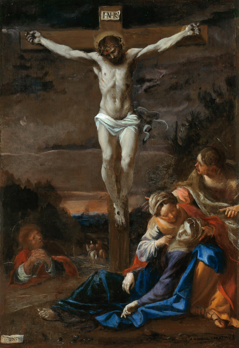 korsfästelsen av Kristus - Annibale Carracci