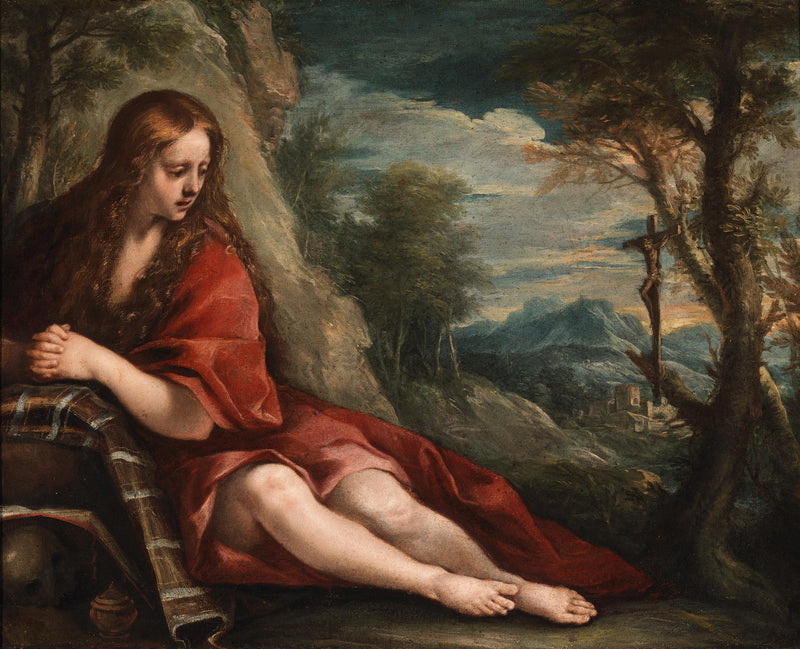 Sainte Marie-Madeleine dans le désert - Annibale Carracci