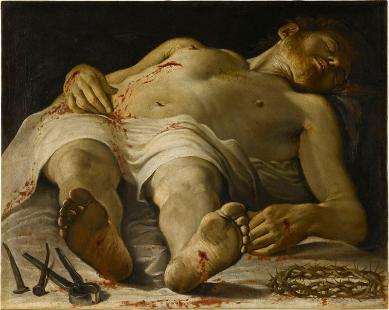 Den döende Kristus - Annibale Carracci