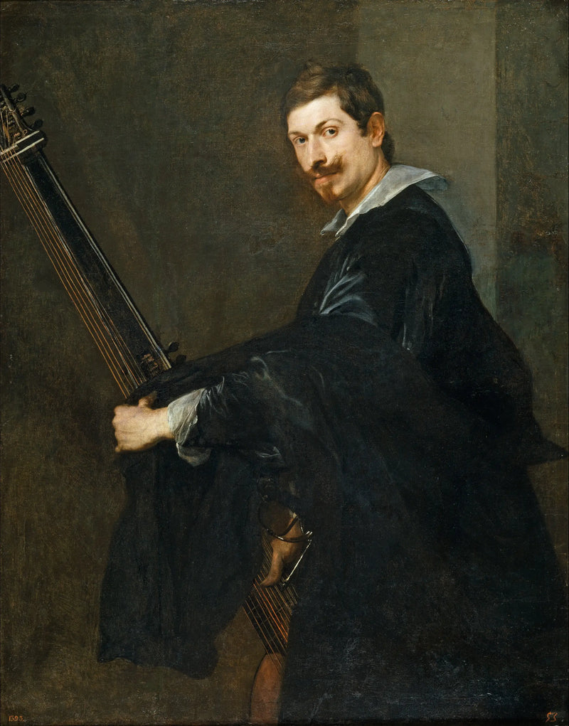 Man med luth - Antoine van Dyck