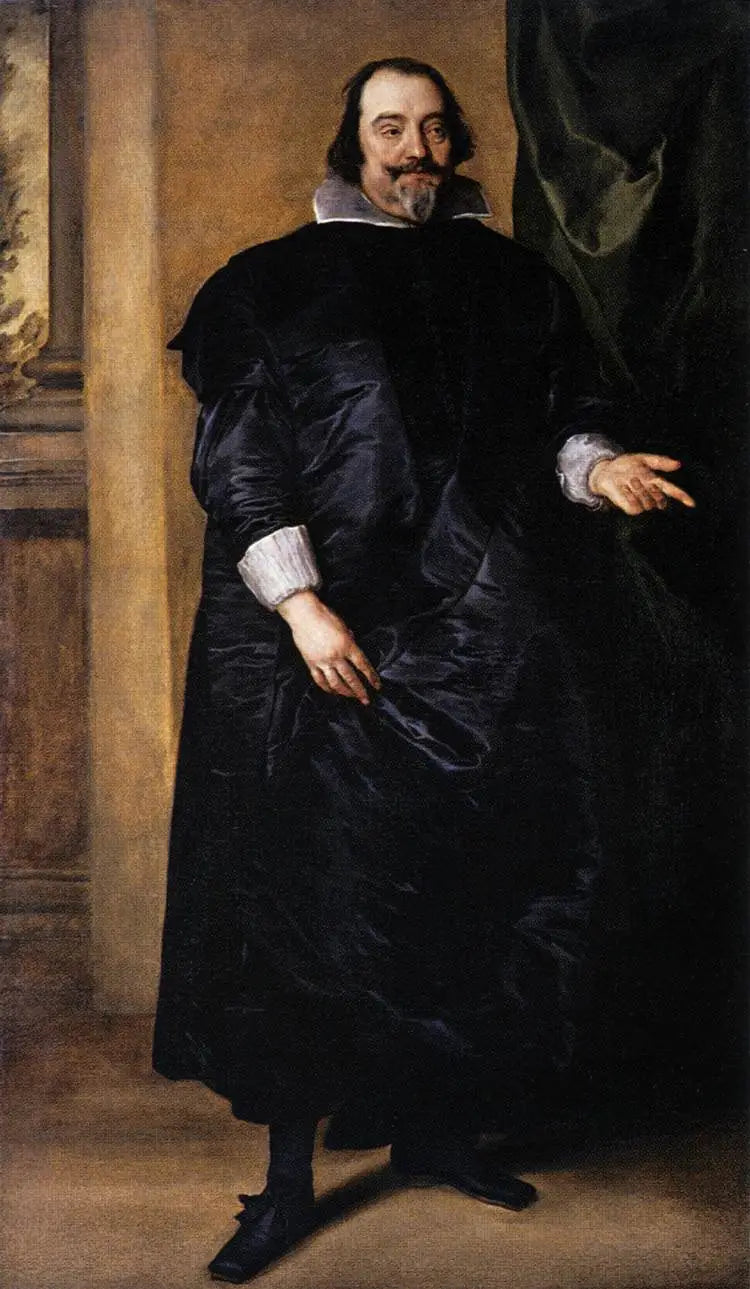 Porträtt av Joost de Hertoghe - Antoine van Dyck
