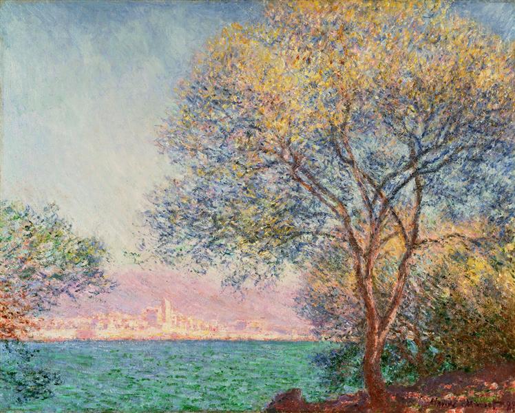 🌅 Antibes, morgonen – Claude Monet (1888)