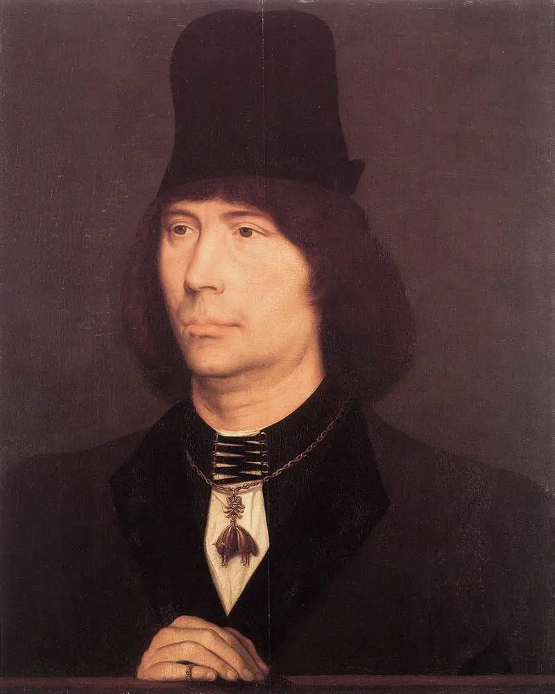 Porträtt av Antoine, stora oäktingen från Bourgogne - Hans Memling