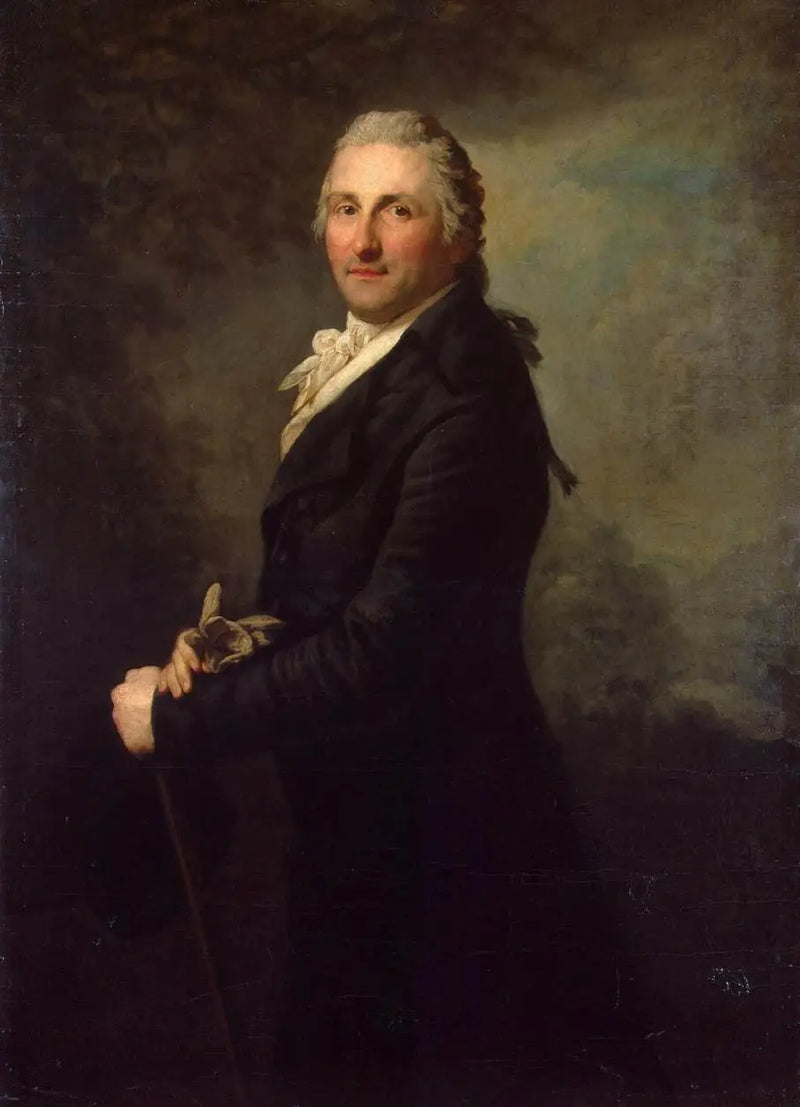 Porträtt av Georg Leopold Goguel - Anton Graff