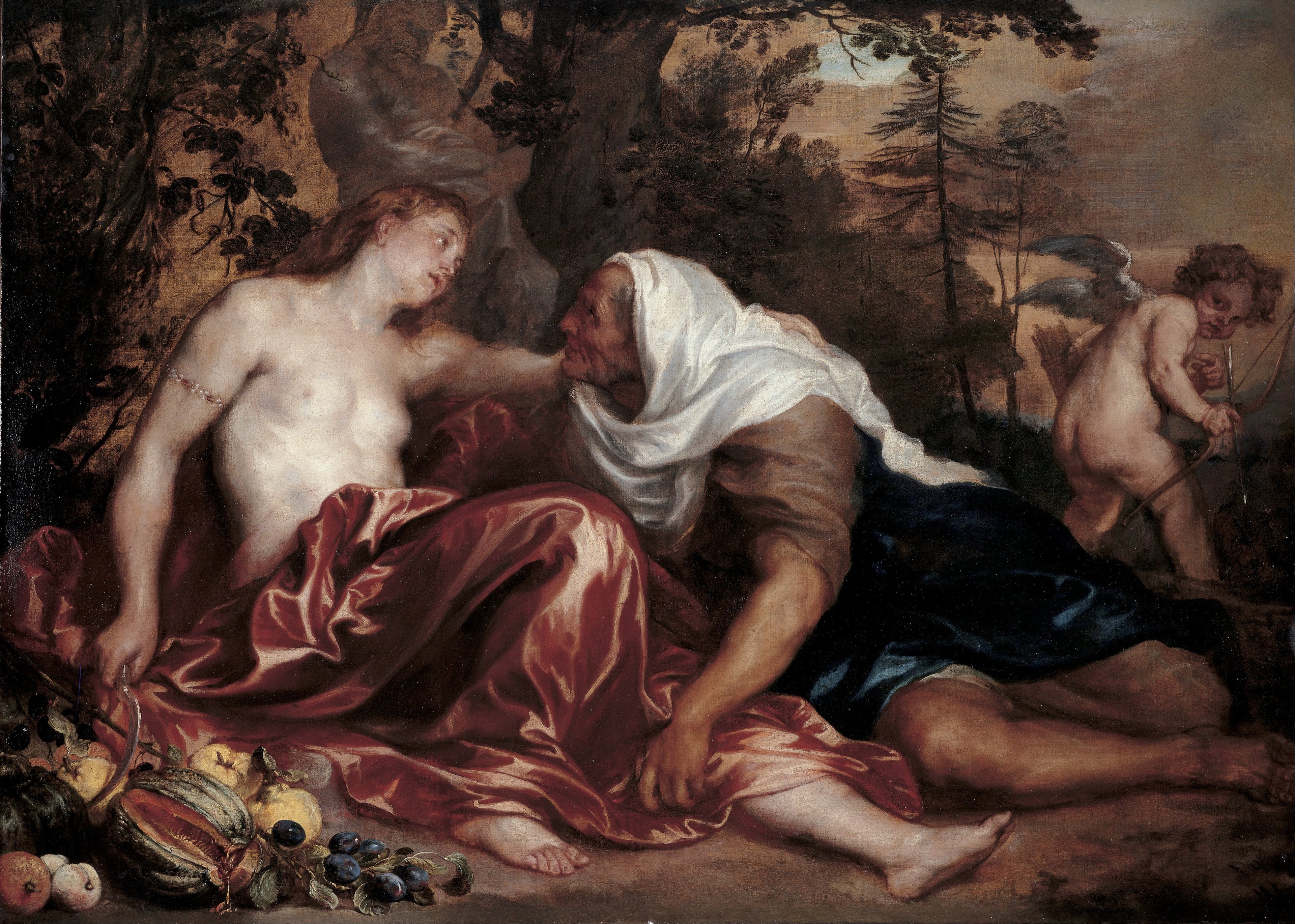 Vertumne et Pomone (Van Dyck) - Antoine van Dyck