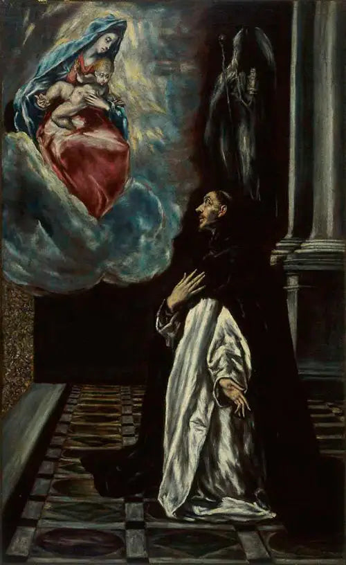 Uppenbarelsen av Jungfru Maria i Saint Hyacinthe - El Greco