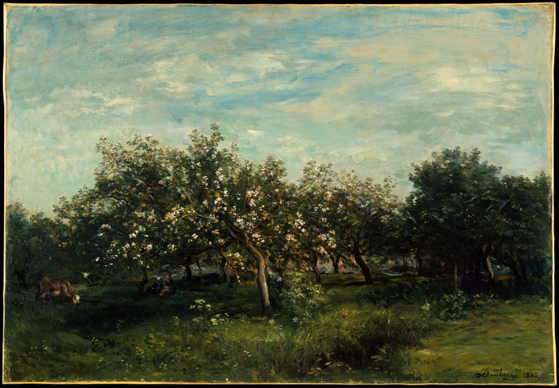 Fleurs de pommier – Charles-François Daubigny