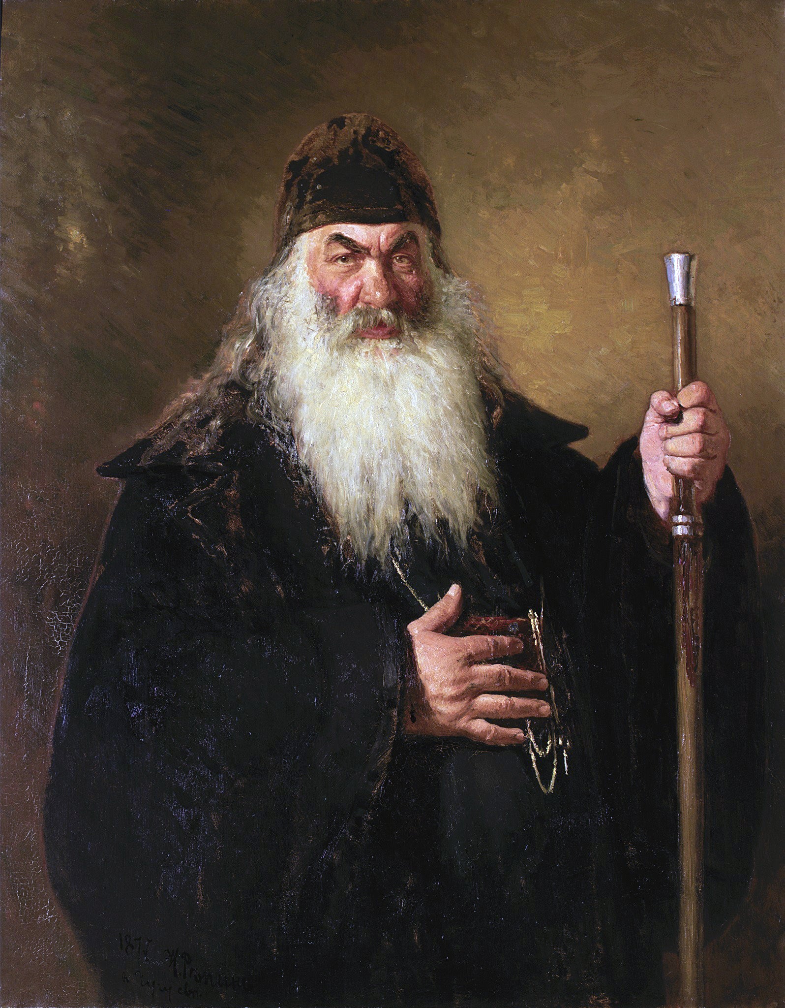 Portrait d'un archidiacre - Ilya Repin
