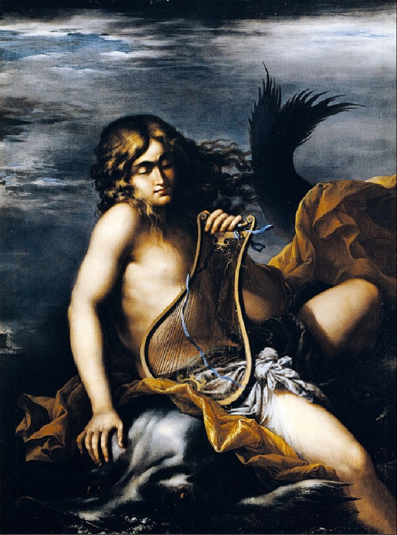 Arione e il delfino - Salvator Rosa