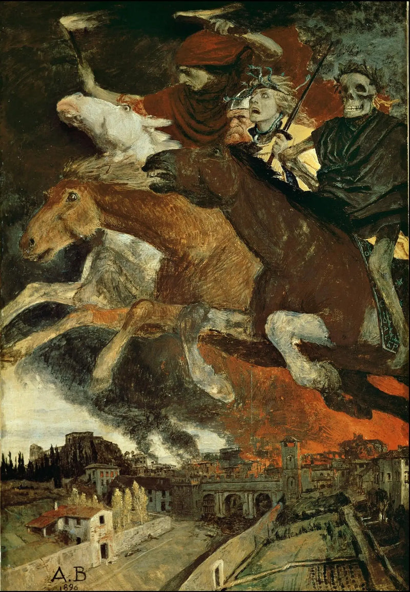 Kriget - Arnold Böcklin