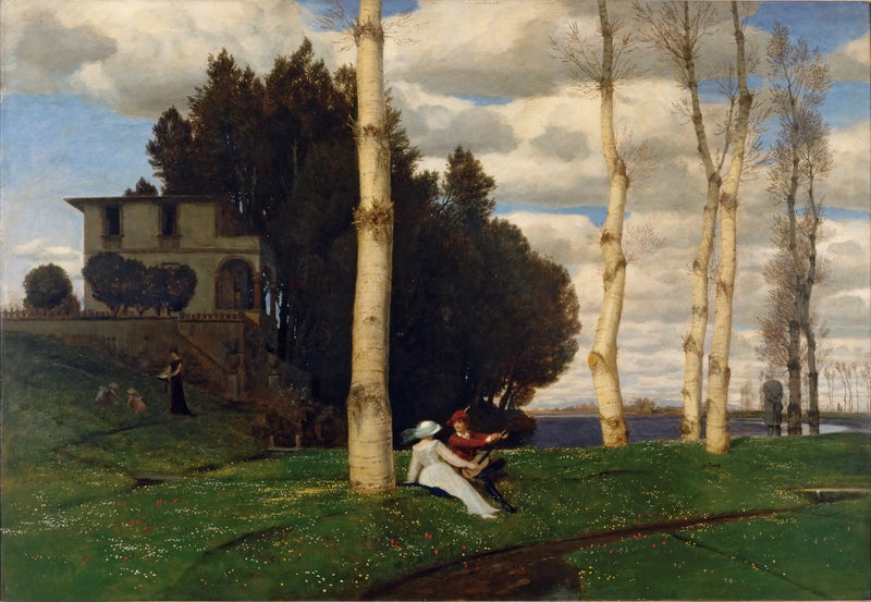 Våren (De tre åldrarna av livet) - Arnold Böcklin