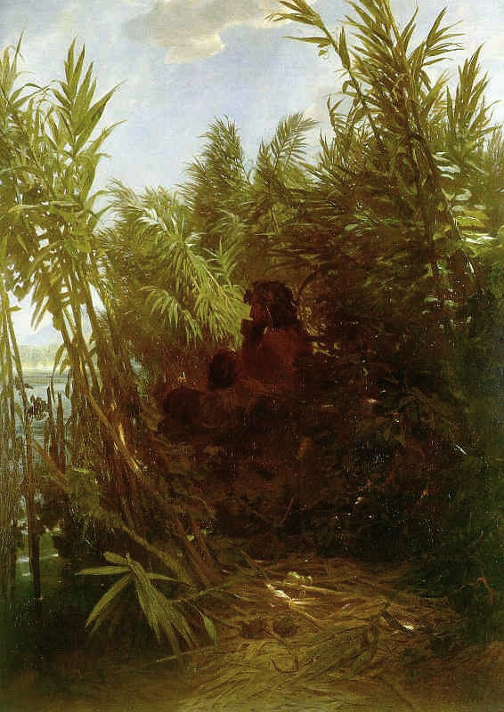 Pan dans le roseau - Arnold Böcklin