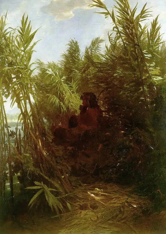 Pan i vassen - Arnold Böcklin