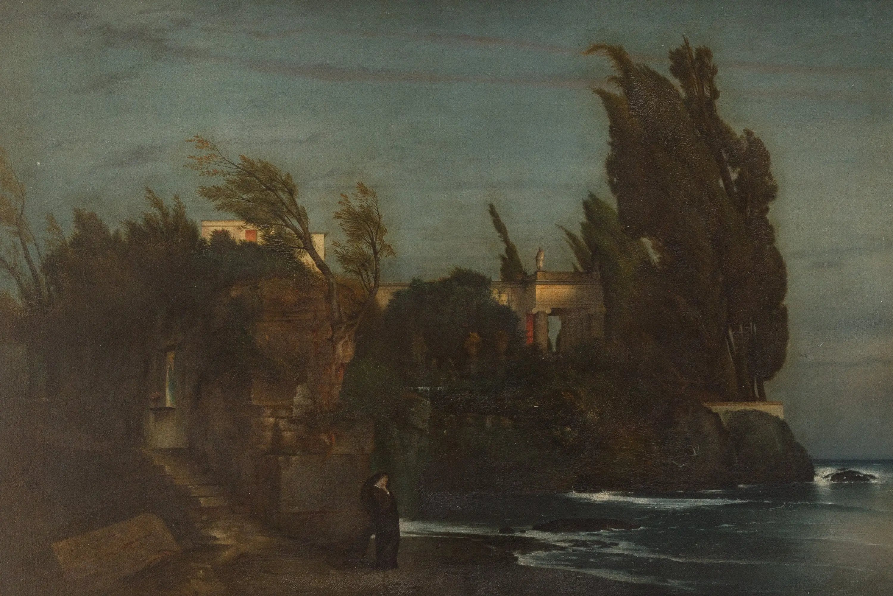 Villa en bord de mer - Arnold Böcklin - Alpha Reproduction