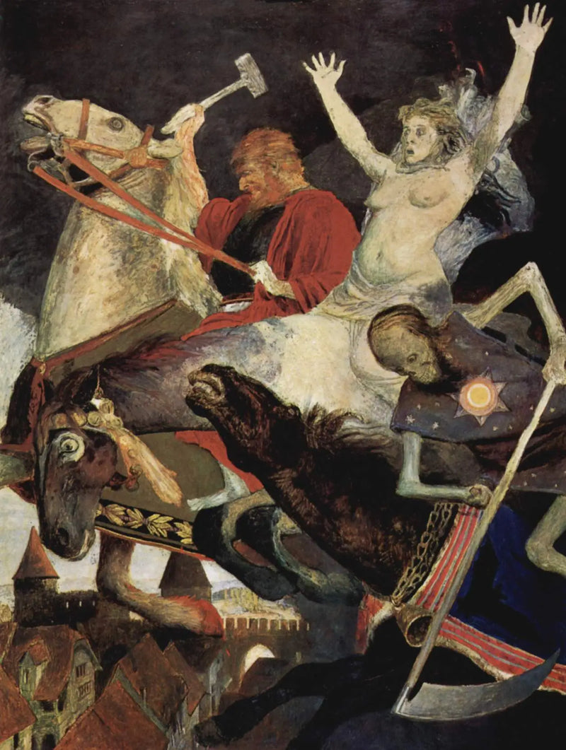 Kriget - Arnold Böcklin