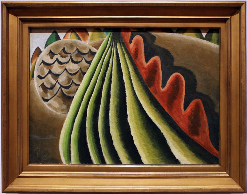 Champs de céréales vus du train - Arthur Dove