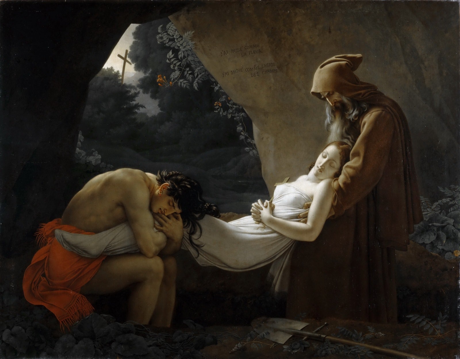 Atalas gravläggning - Anne-Louis Girodet