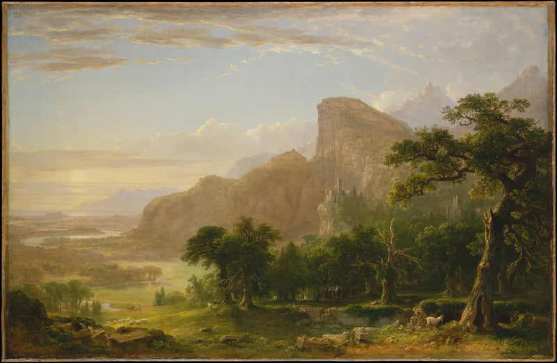 Landskap — Scen från « Thanatopsis » - Asher Brown Durand