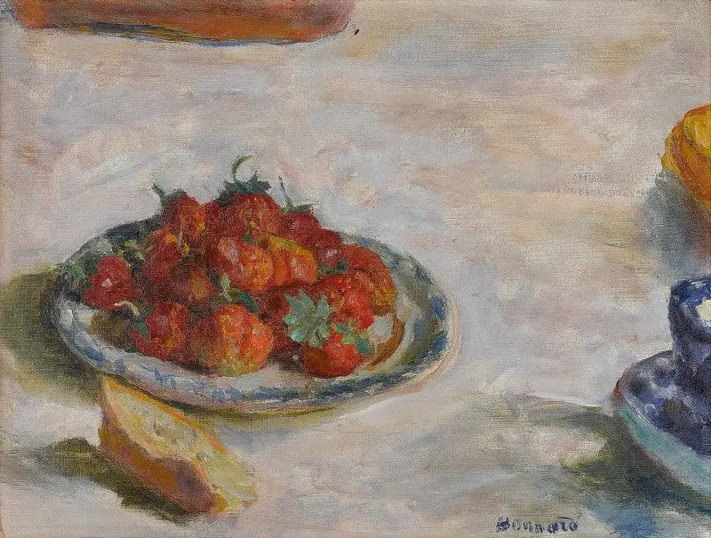 Jordgubbsfat - Pierre Bonnard
