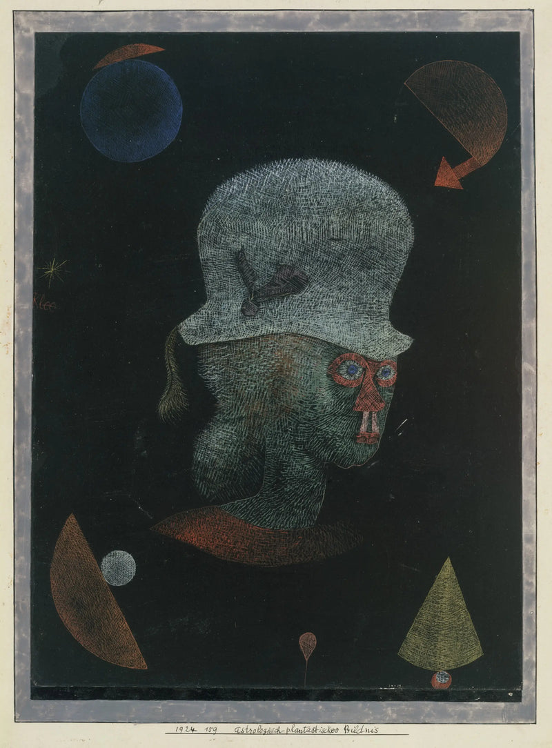 Fantastisk astrologisk porträtt - Paul Klee