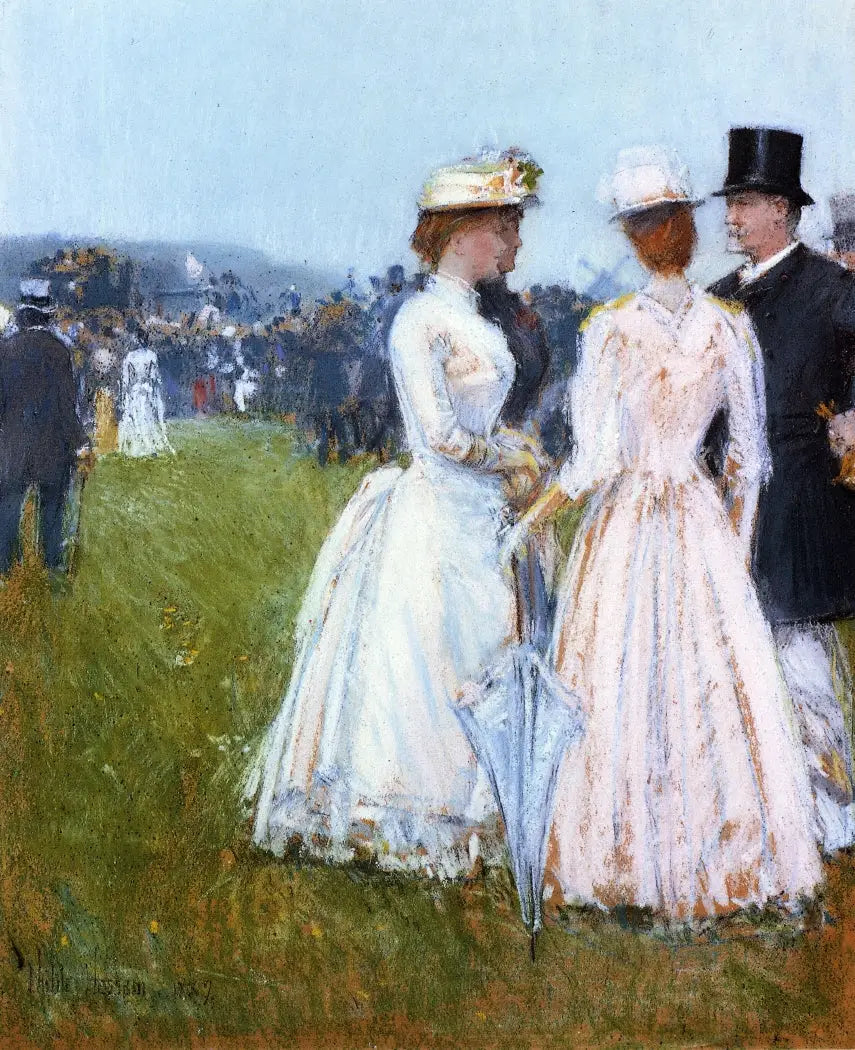 Au Grand Prix de Paris - Childe Hassam - Alpha Reproduction