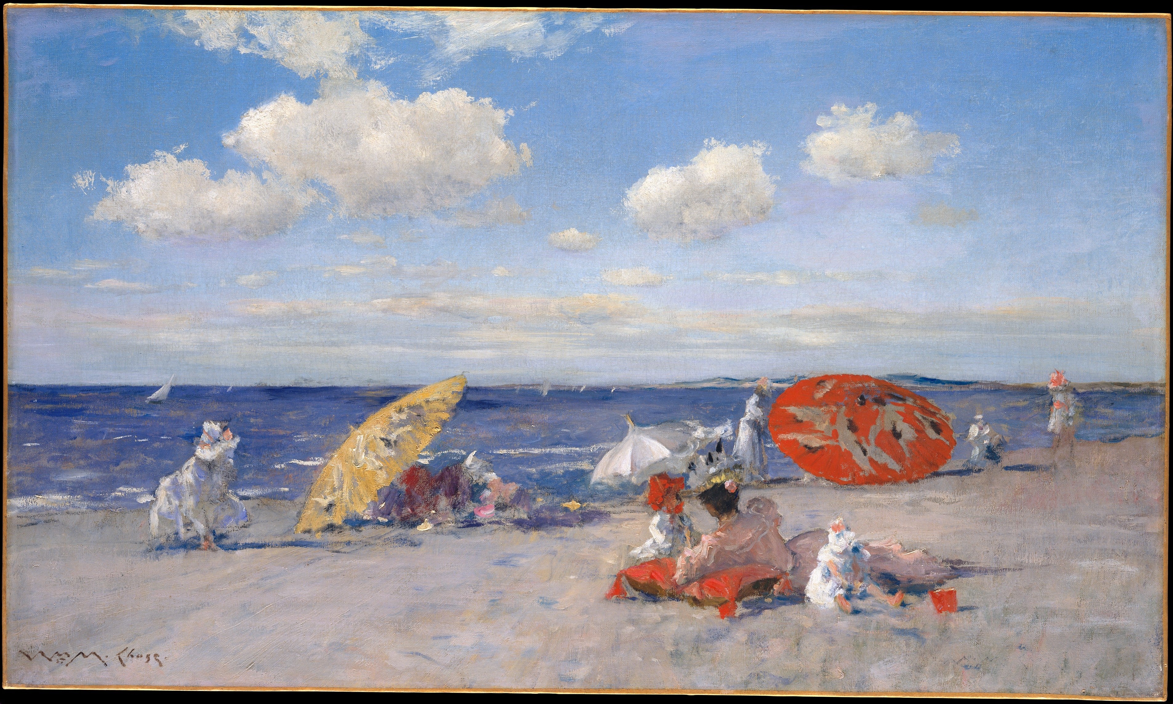 Au bord de la mer - William Merritt Chase