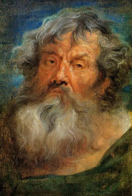 Äldre mans huvud - Antoine van Dyck