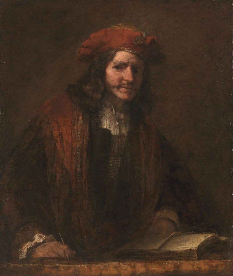 Mannen med den röda mössan - Rembrandt