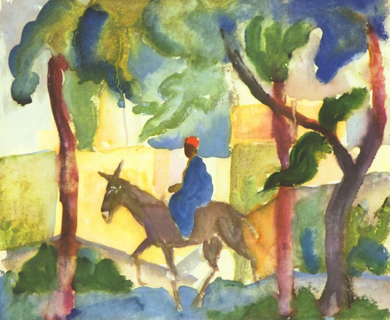 Åsnan - August Macke