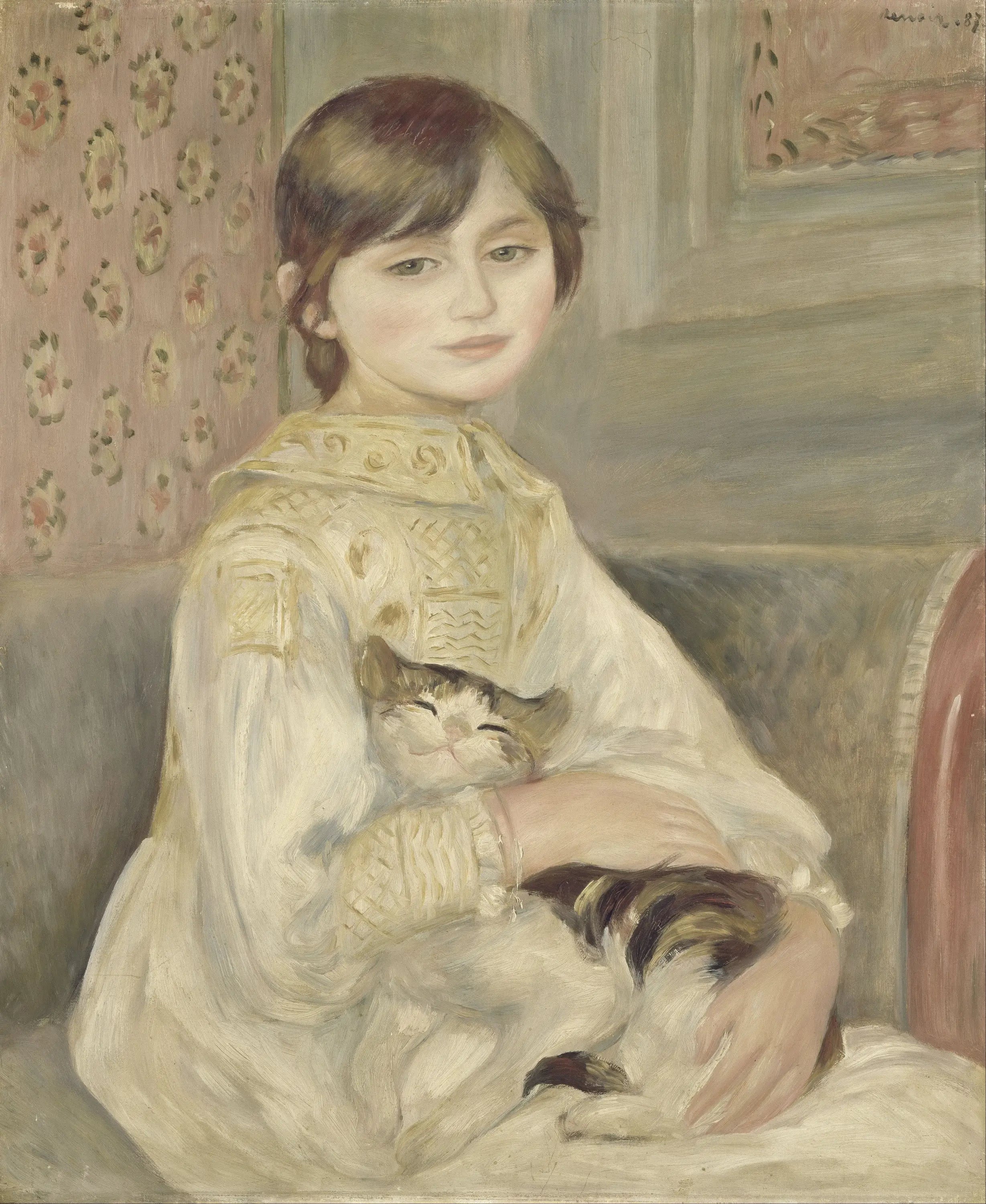 Reproduction du tableau « Julie Manet - Pierre-Auguste Renoir » par Alpha Reproduction en peinture à l’huile