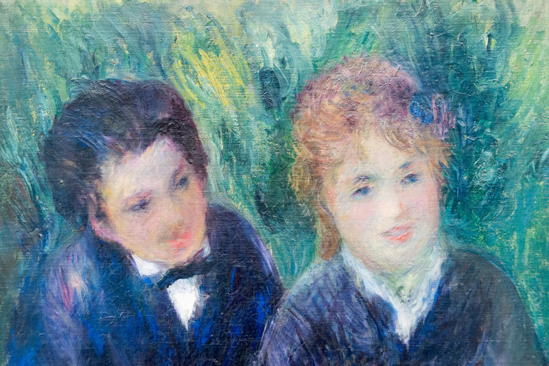 Porträtt av en ung man och en ung kvinna - Pierre-Auguste Renoir