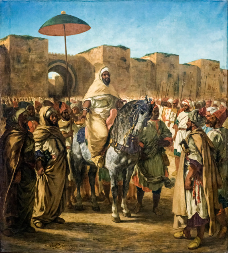 Marockos sultan - Eugène Delacroix