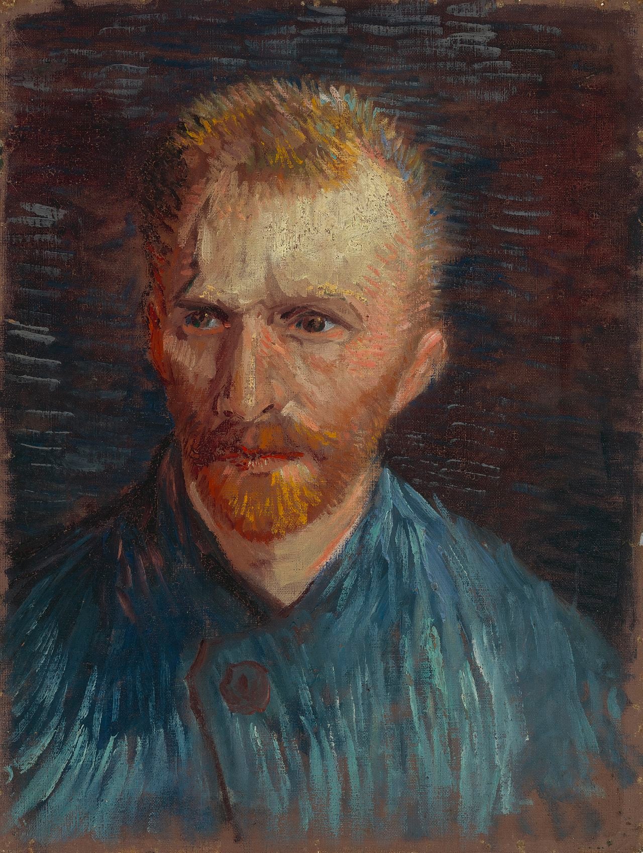 🎨 Självporträtt – Vincent van Gogh (1887)