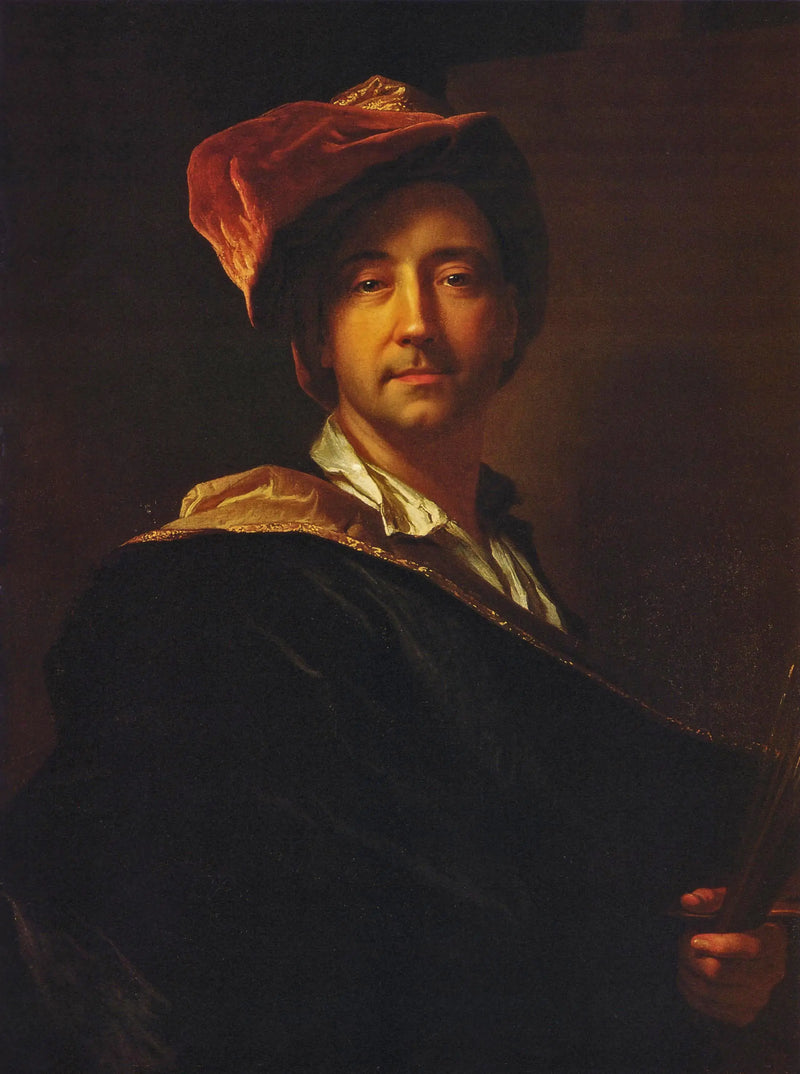 Självporträtt med turban - Hyacinthe Rigaud