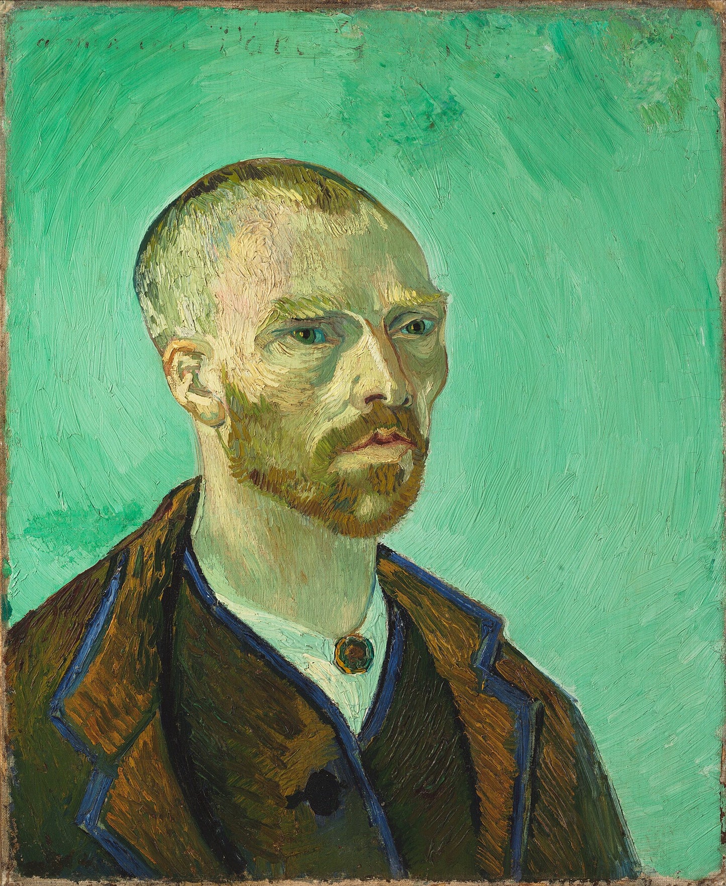 🎨 Självporträtt tillägnat Paul Gauguin – Vincent van Gogh