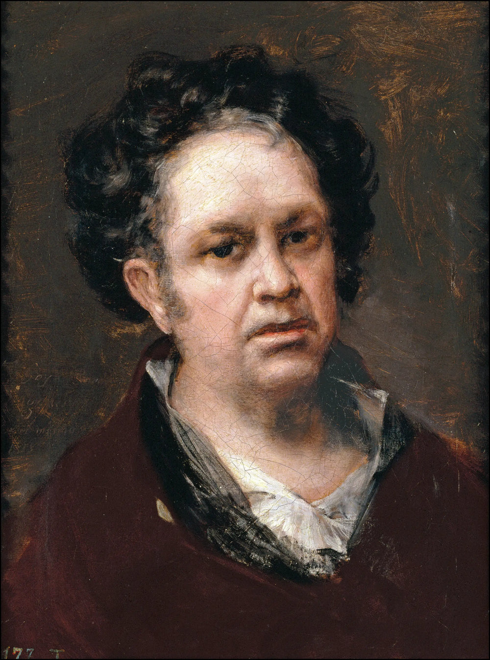 Reproduction du tableau « Autoportrait - Francisco de Goya » par Alpha Reproduction en peinture à l’huile