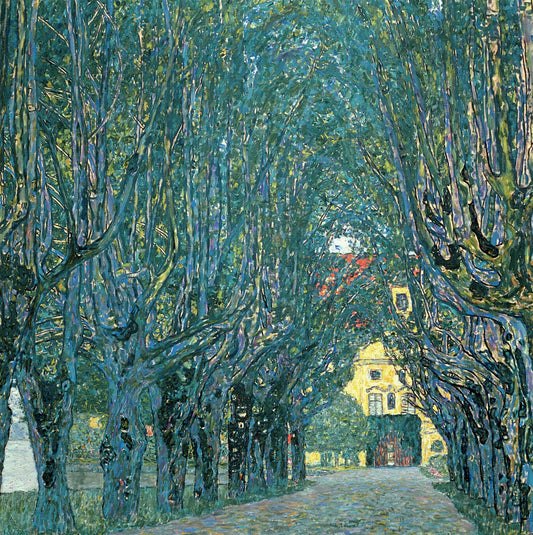 🌳✨ Allé i parken vid Schloss Kammer – Gustav Klimt (1912)