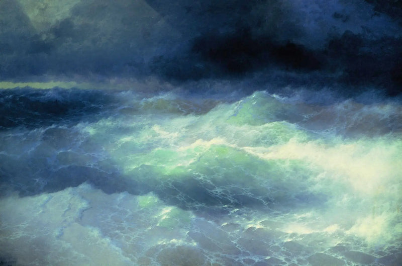 Bland vågorna - Ivan Aïvazovski
