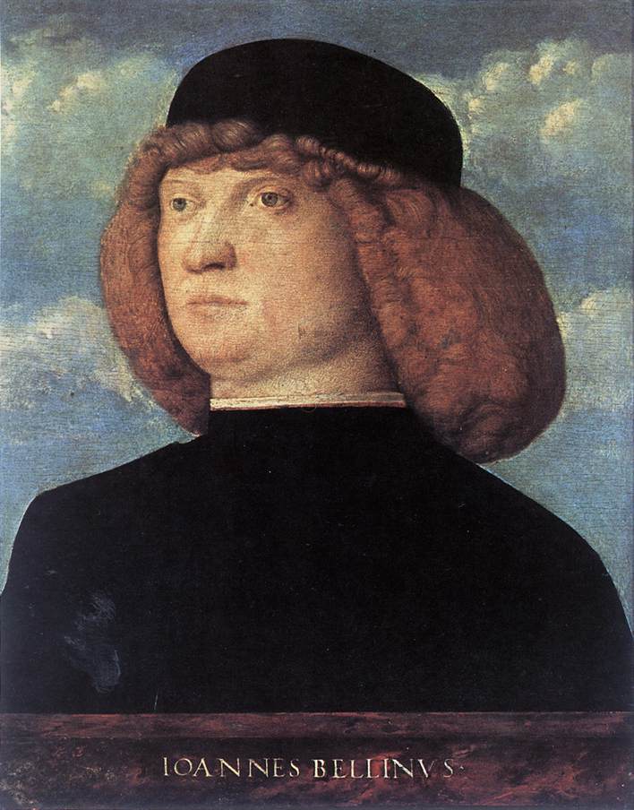 Porträtt av man - Giovanni Bellini