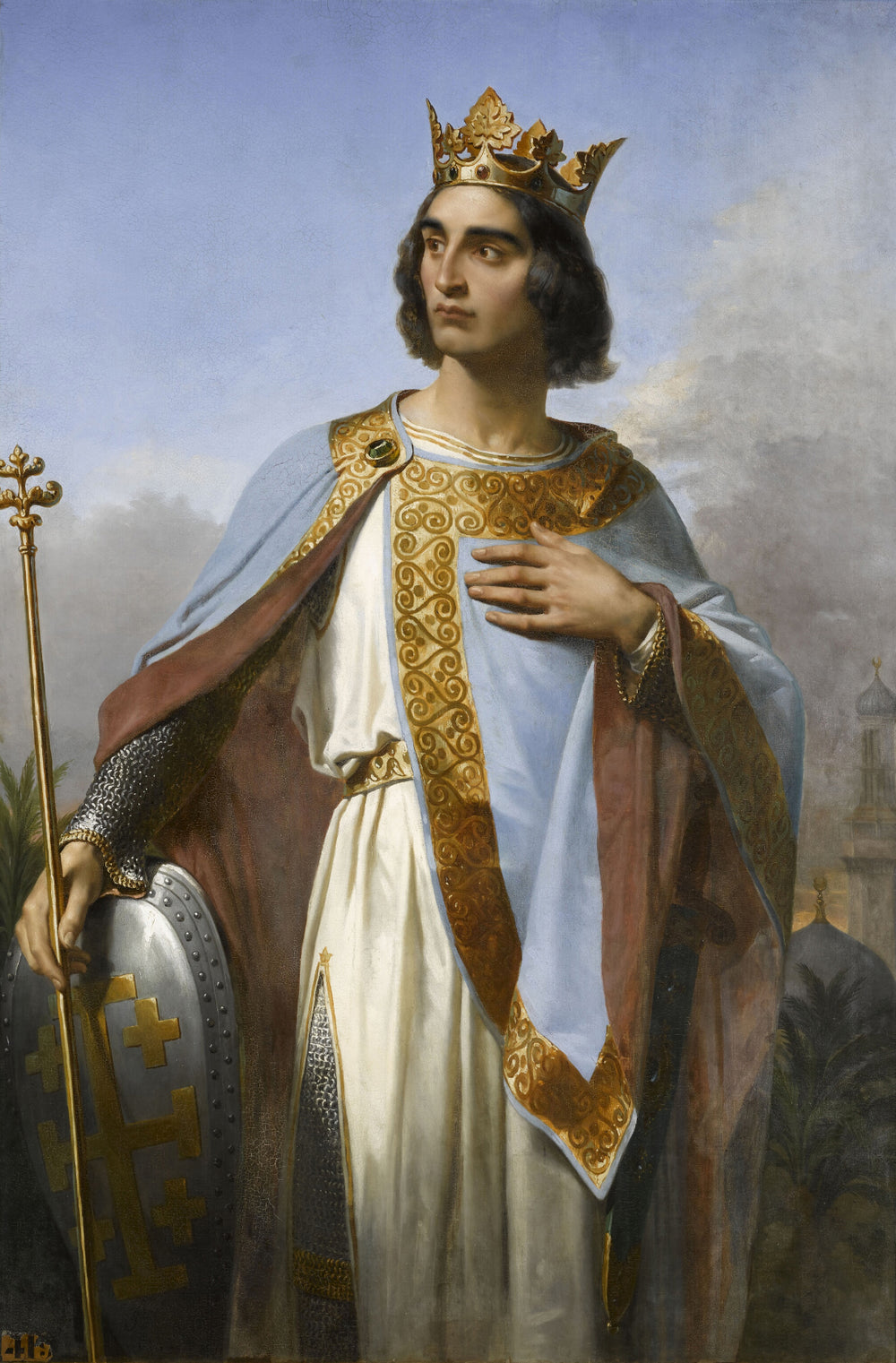 Baudouin Ier, roi de Jérusalem - Merry-Joseph Blondel