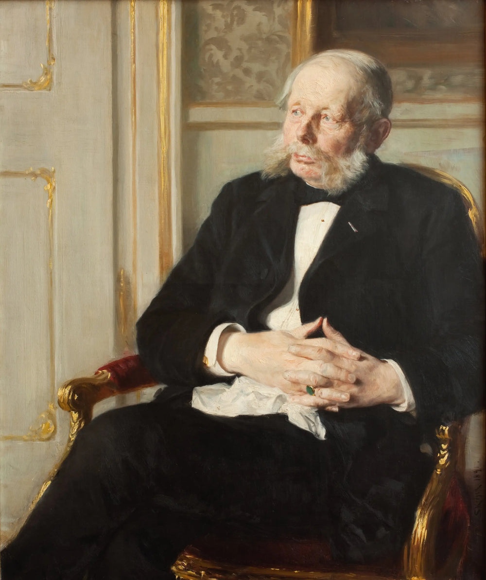Baron Otto Ditlev Rosenørn-Lehn - Peder Severin Krøyer - Alpha Reproduction