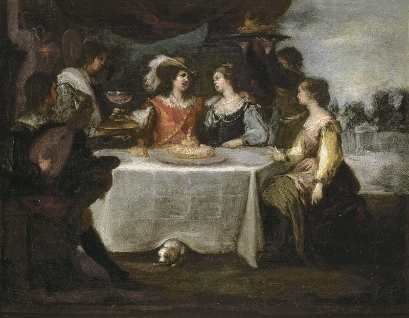 Den bortkomne sonen som slösar bort sitt arv - Bartolomé Esteban Murillo