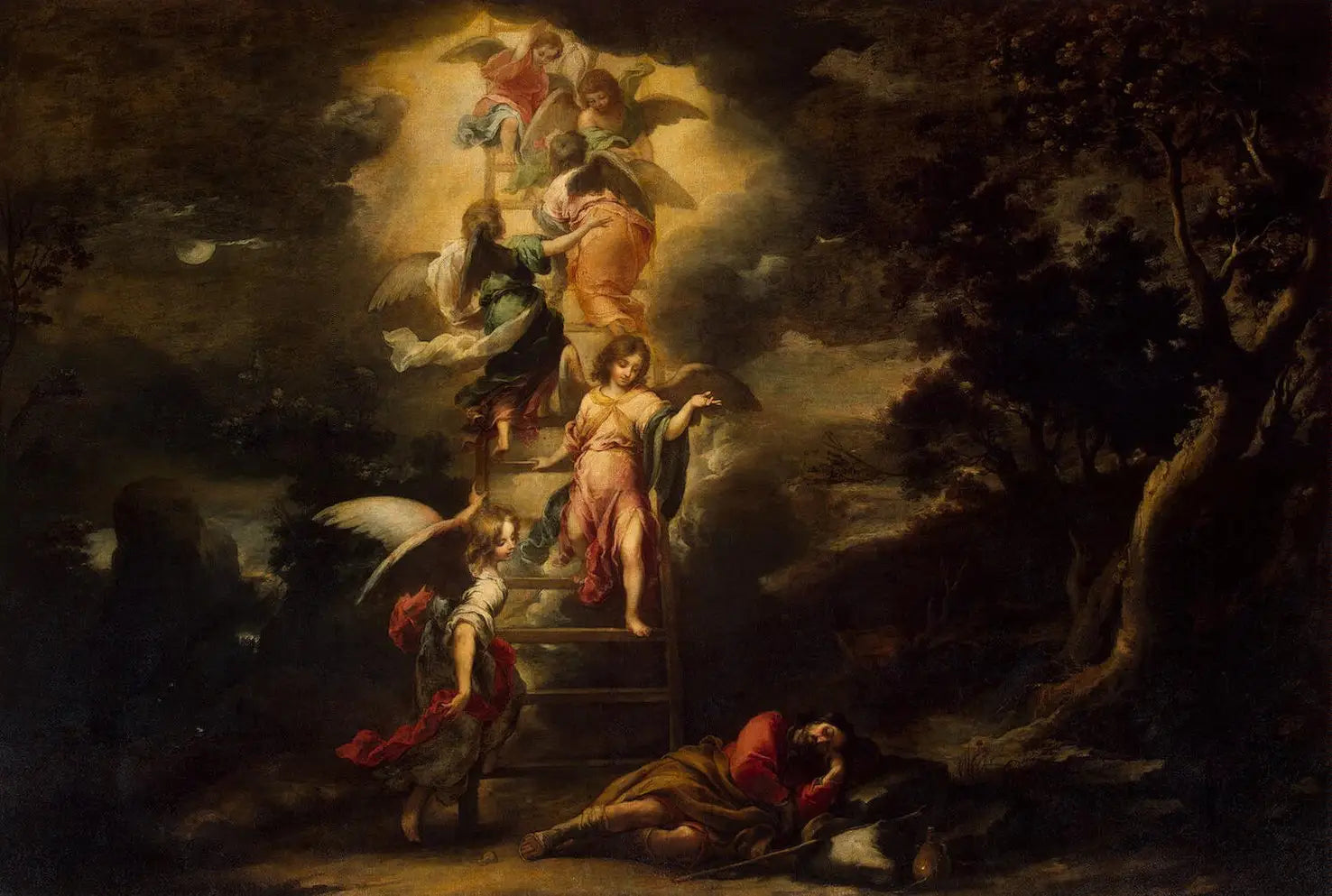 Le rêve de Jacob - Bartolomé Esteban Murillo - Alpha Reproduction