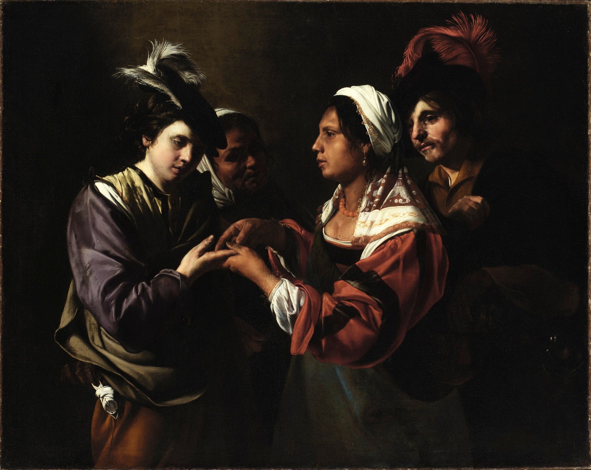La diseuse de bonne aventure - Bartolomeo Manfredi