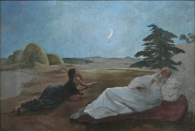 Reproduction du tableau « Ruth et Booz - Frédéric Bazille » par Alpha Reproduction en peinture à l’huile