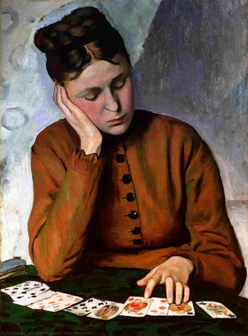 Kortläsaren - Frédéric Bazille