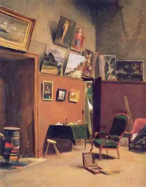 Atelier på Furstenbergsgatan - Frédéric Bazille