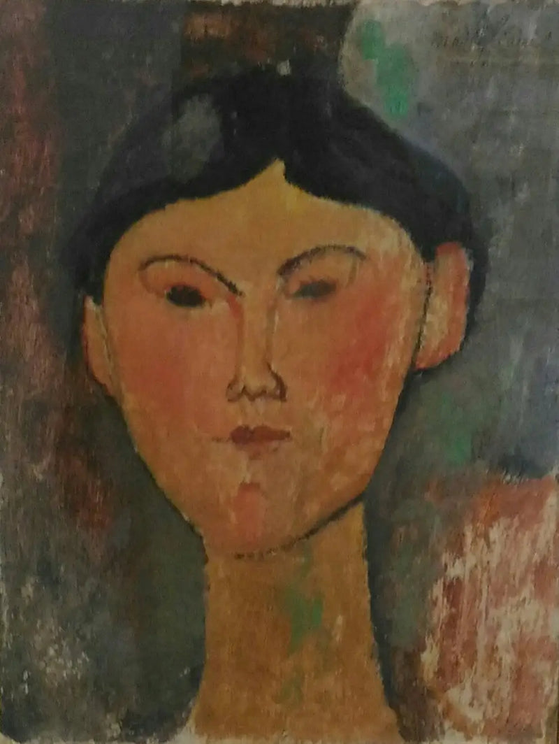 Porträtt av Béatrice Hastings - Amedeo Modigliani