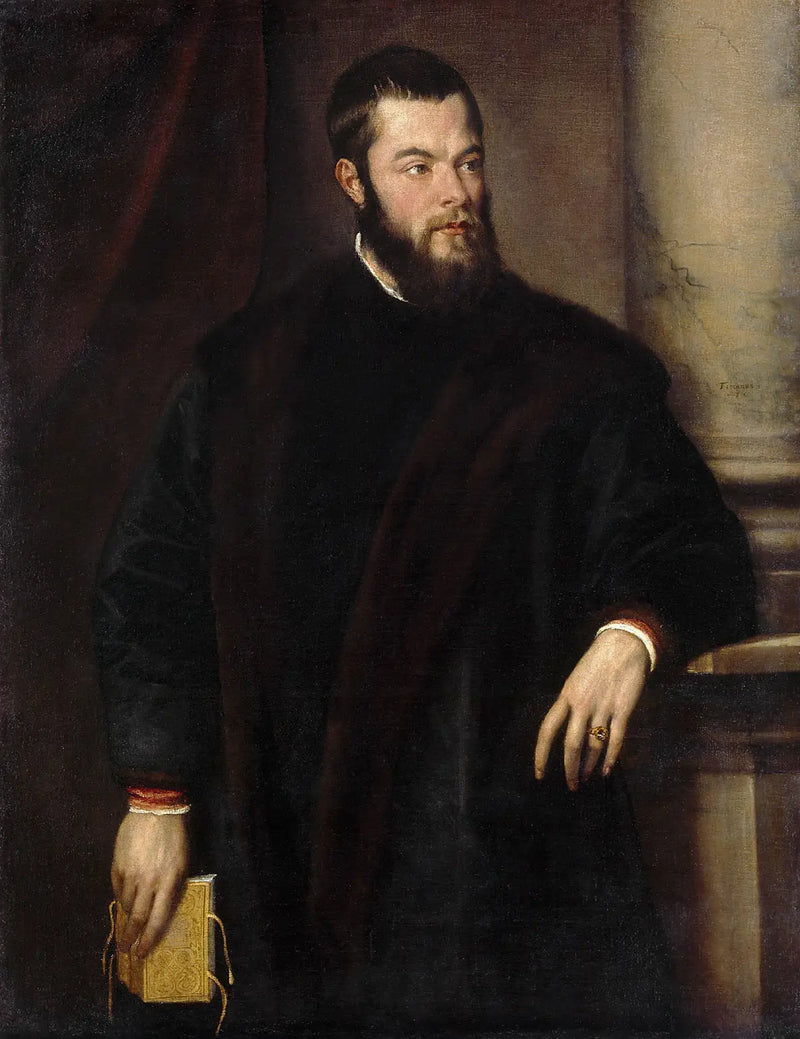 Porträtt av man - Titian