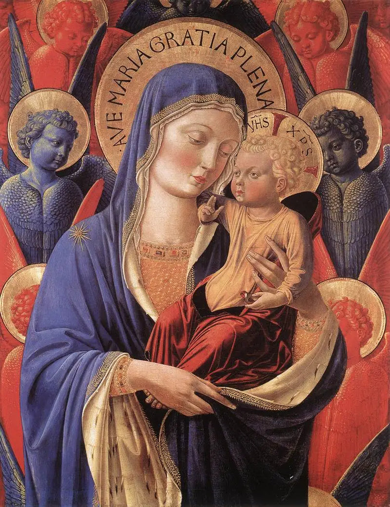 Madonna med barnet - Benozzo Gozzoli